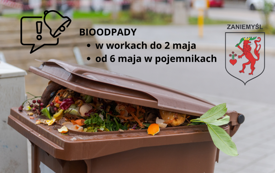 Zdjęcie do Odbi&oacute;r bioodpad&oacute;w od 6 maja w pojemnikach!