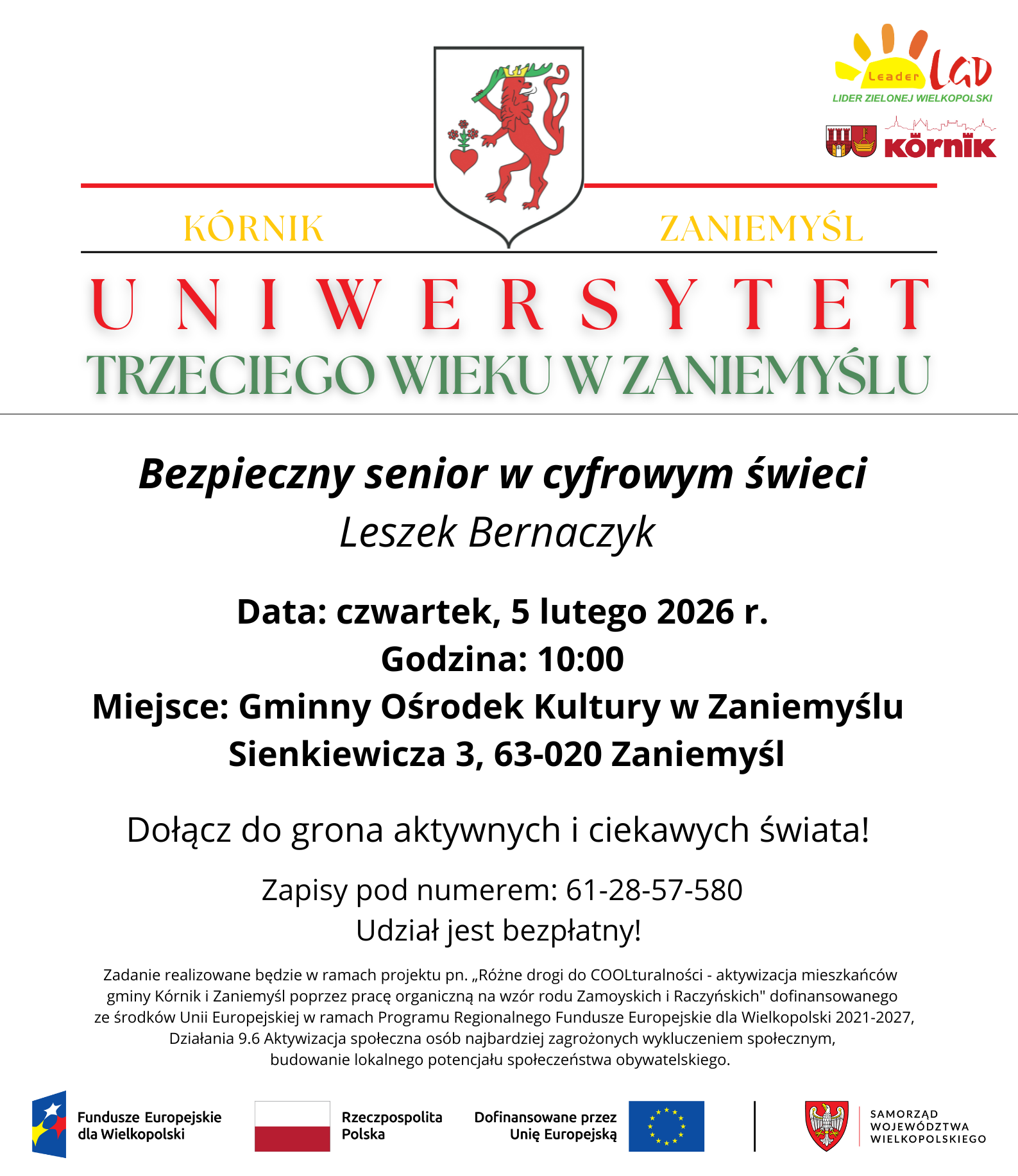 plakat informacyjny