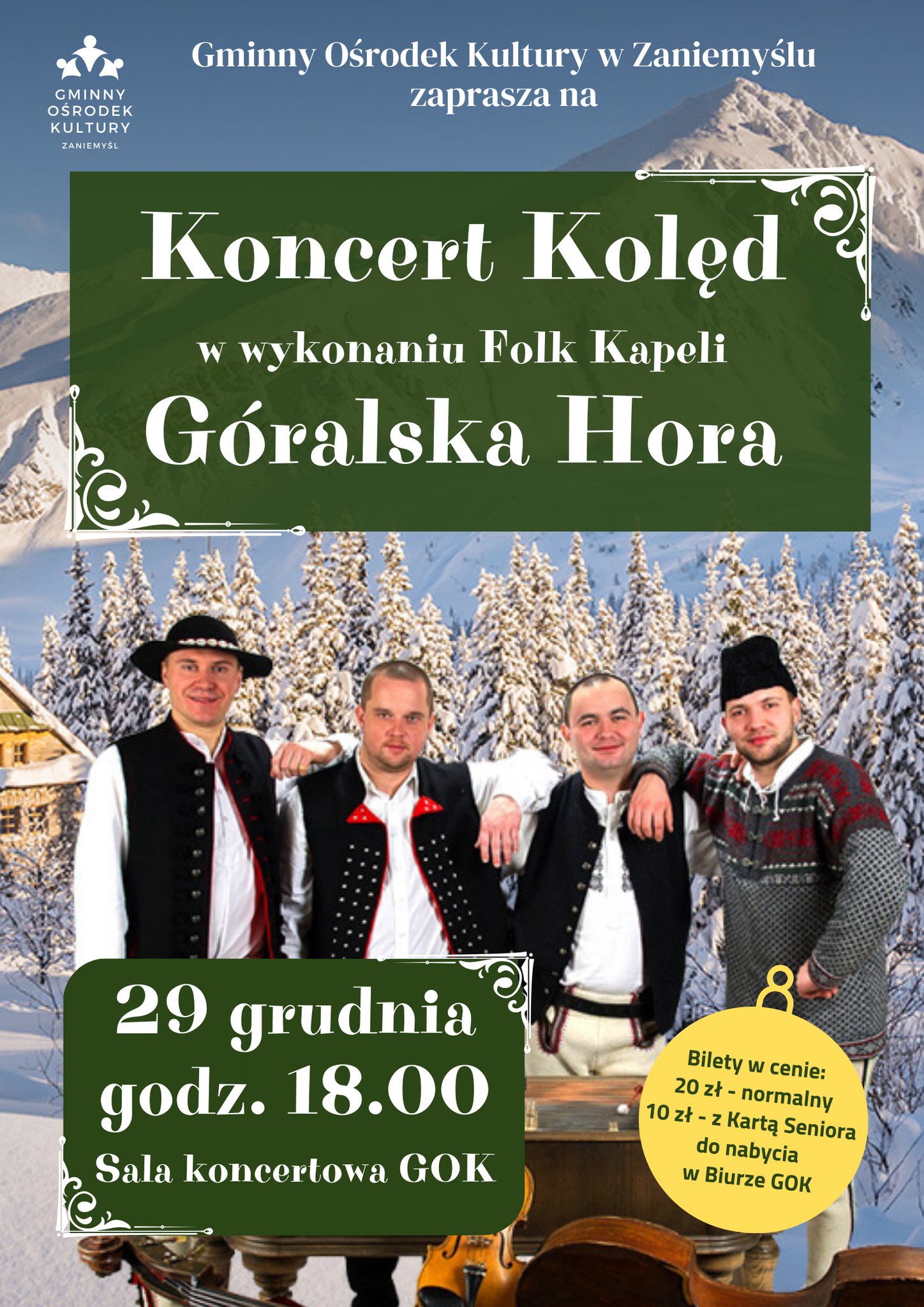 Plakat informacyjny o wydarzeniu