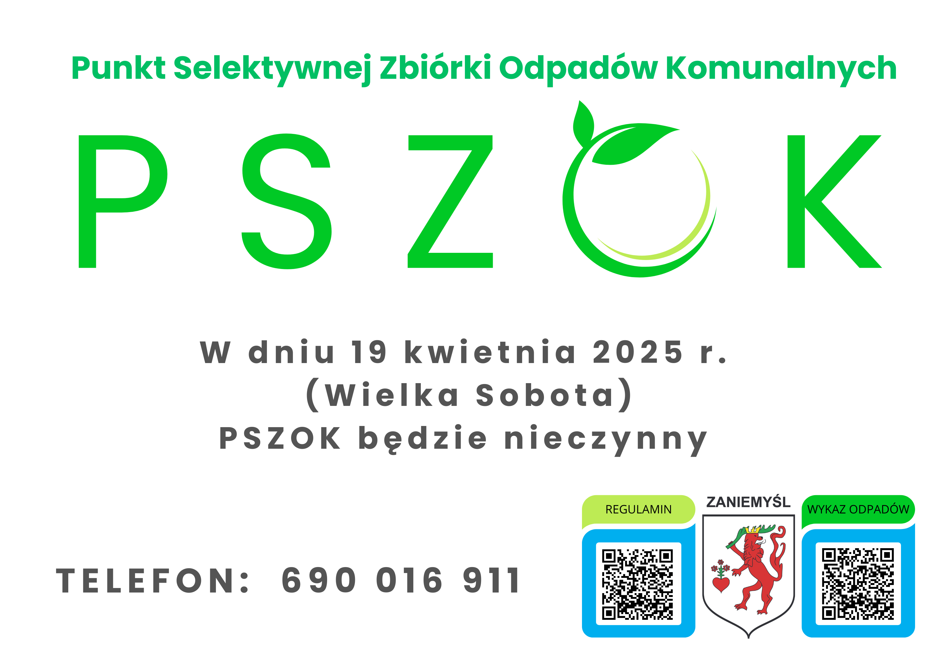 Plakat informacyjny