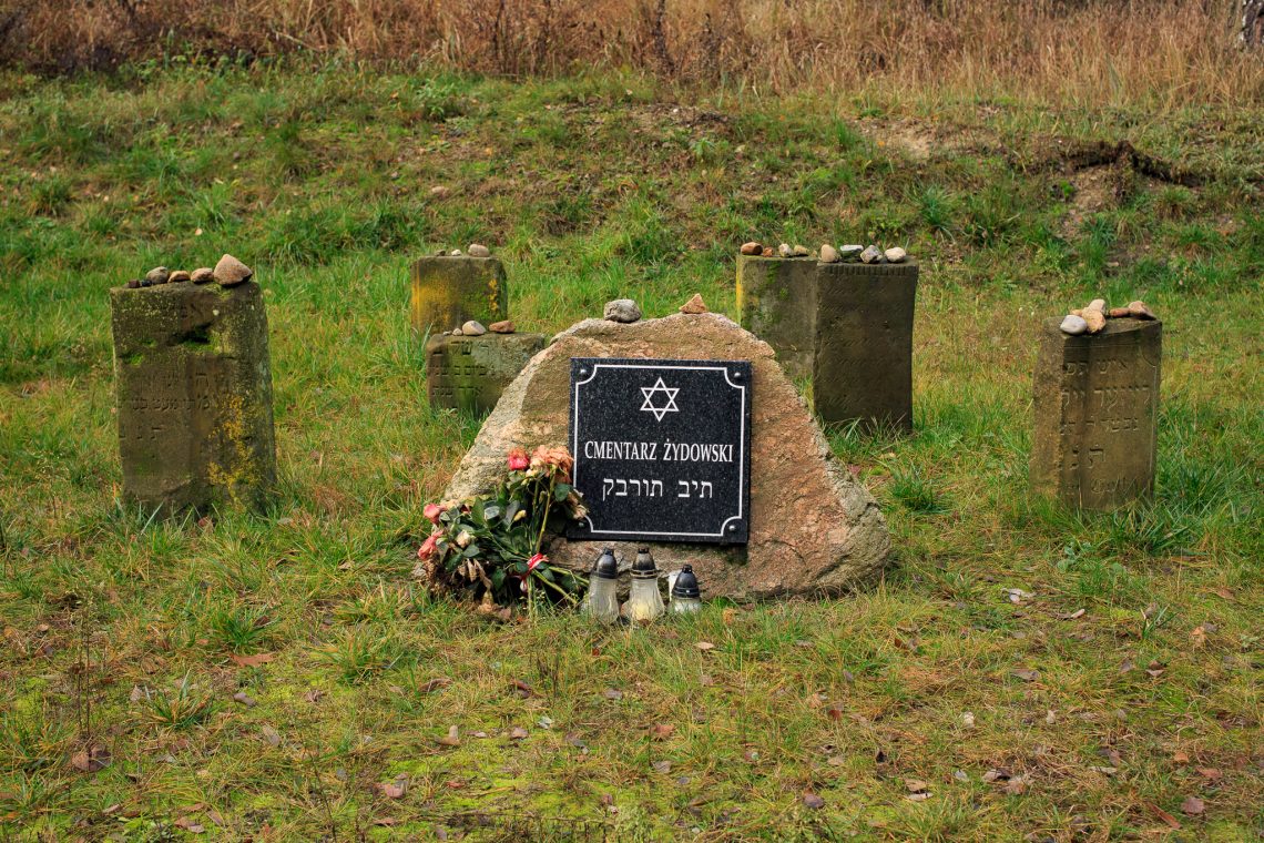 Lapidarium - cmentarz żydowski w Zaniemyślu