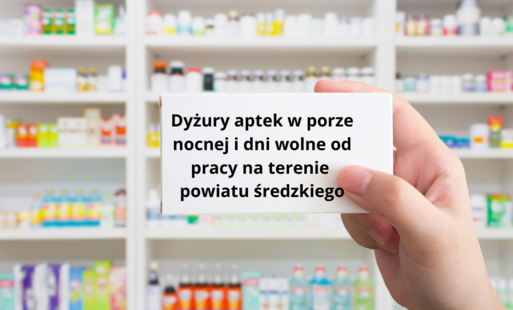 Zdjęcie do ROZKŁAD GODZIN PRACY APTEK NA ROK 2027