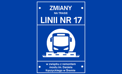Zdjęcie do Zmiany w funkcjonowaniu linii autobusowej nr 17 od 2 listopada 2026 r.