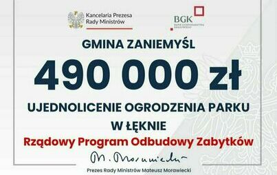 Zdjęcie do 931 000 złotych na odbudowę zabytk&oacute;w w Gminie Zaniemyśl