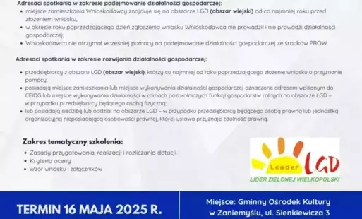 plakat informacyjny